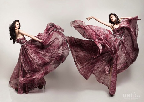 Tiết lộ váy dạ hội quyến rũ của Á hậu Hoàng My - 10