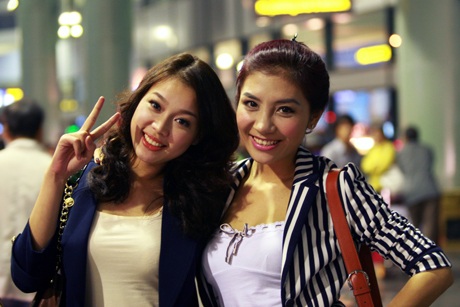 Nhiều “chân dài” tiễn Tùng Lan đi thi HH Châu Á Thái Bình Dương  - 2