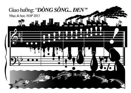 “Miếng ghép ngược” giành giải nhất Biếm họa về Môi trường