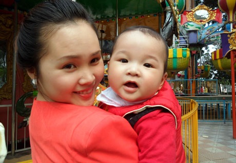 Cận cảnh “cục cưng” dễ thương nhà “sao mai” Lê Anh Dũng