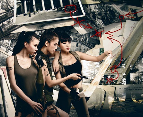 “Chân dài” Thái Hà hóa thân thành nữ chiến binh gợi cảm - 5 “Chân dài” Thái Hà hóa thân thành nữ chiến binh gợi cảm