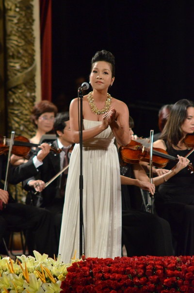 Mỹ Linh gây ấn tượng với Quê hương anh bộ đội