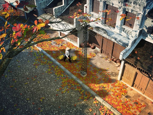 Cây bàng lá đỏ