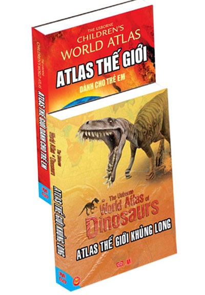 “Atlas thế giới” và “Atlas khủng long” dành cho trẻ em - 1 Bộ sách về thế giới khủng long dành cho trẻ em