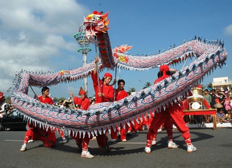 Liên hoan múa rồng và nhảy tập thể lập kỷ lục tại Hà Nội - 1 Liên hoan múa rồng năm nay hứa hẹn quy mô hoành tráng