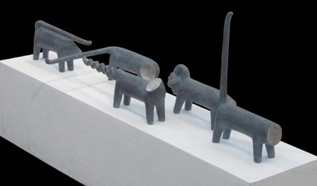 Ấn tượng triển lãm “Điêu khắc Sài Gòn - Hà Nội” 2012 - 2 Những cái đuôi của Thái Nhật Minh
