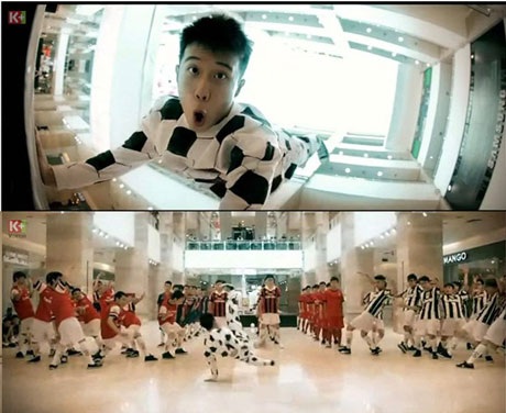 “Đã mắt” clip flash mob bóng đá đầu tiên của Việt Nam - 2 Nhiều bạn trẻ cùng tham gia vào vũ điệu sôi động này để bày tỏ tình yêu với bóng đá