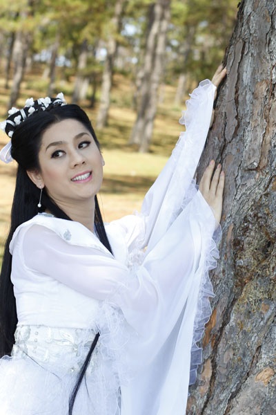 Tạo hình nàng Tiểu Long Nữ của Lâm Chi Khanh