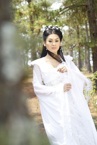 Tạo hình nàng Tiểu Long Nữ của Lâm Chi Khanh