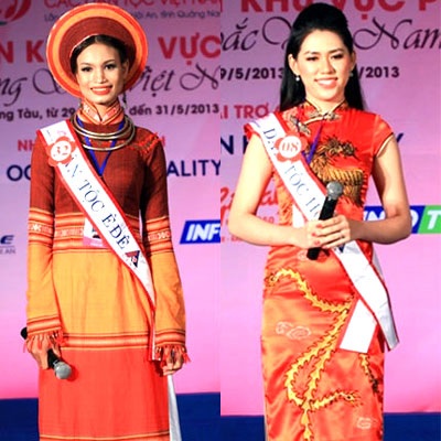Áo dài dân tộc đặc sắc của thí sinh Hoa hậu dân tộc phía Nam - 3 Thí sinh K Broi, dân tộc K'Ho