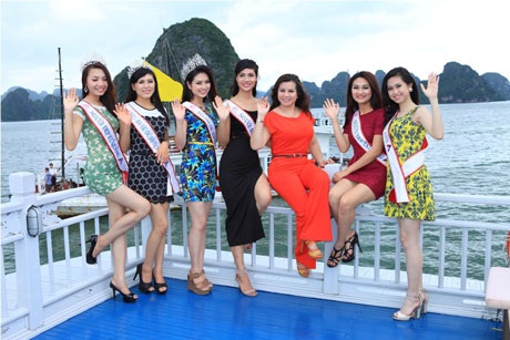 Hoa hậu Ngọc Anh quảng bá du lịch Việt Nam