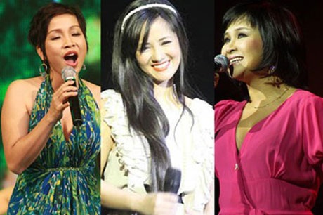 3 Diva hội tụ trong đêm nhạc “Hà Nội ơi…còn mãi một tình yêu” - 1 Từ trái qua: Mỹ Linh, Hồng Nhung và Thanh Lam hội tụ trong đêm Hà Nội ơi...còn mãi một tình yêu