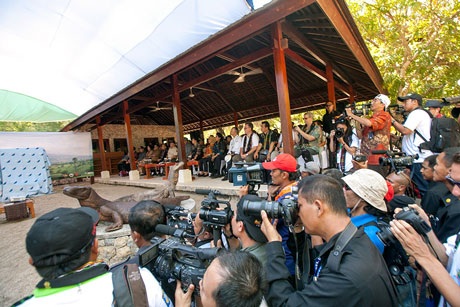 Sự kiện này thu hút rất đông báo chí quốc tế