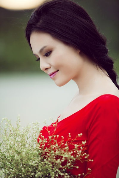 Vẻ đẹp đầy nữ tính của “sao mai” Thụy Miên - 4 Hà Thanh