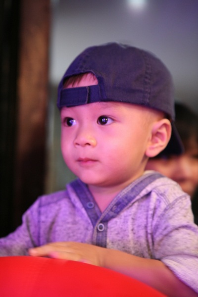 Bé Jacky- con của em gái Thanh Thảo và Ngô Kiến Huy cũng xuất hiện trong chương trình này