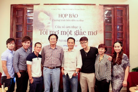 Nhạc sĩ Dương Thụ trăn trở với “Tôi mơ một giấc mơ” - 1 Ê kíp thực hiện chương trình Tôi mơ một giấc mơ