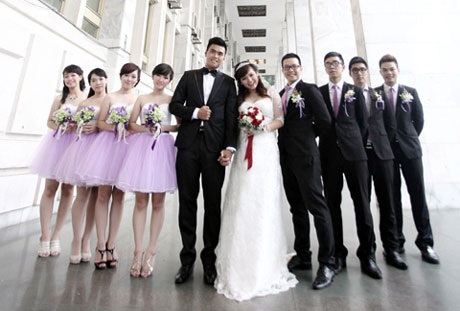 Sao mai Nhật Trang kết hôn khi ông xã còn đang đi học - 3 Cô dâu Nhật Trang xinh đẹp trong ngày cưới