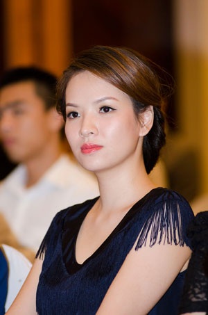 Nụ cười của người đẹp lọt vào ống kính