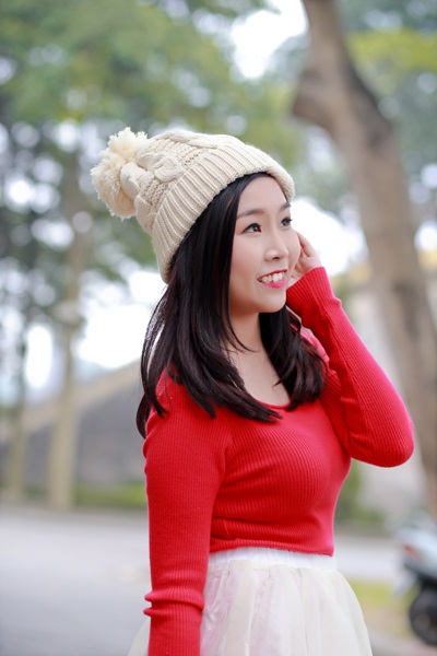 Thùy Candy dễ thương với sắc màu Giáng sinh - 2 Hà Thanh