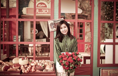 Thùy Candy dễ thương với sắc màu Giáng sinh - 7 Hà Thanh