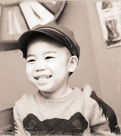 Cận cảnh vẻ đáng yêu của cu Híp