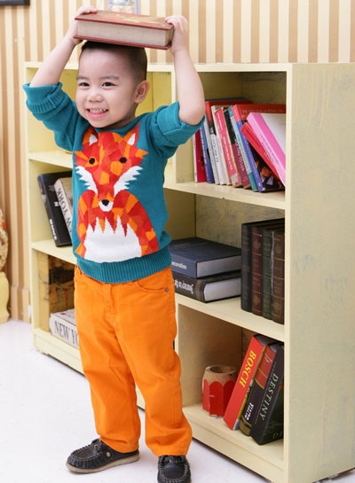 Cận cảnh vẻ đáng yêu của cu Híp