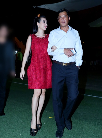 Một số hình ảnh vợ chồng Hoa hậu Thu Hoài và ca sỹ Quang Toàn