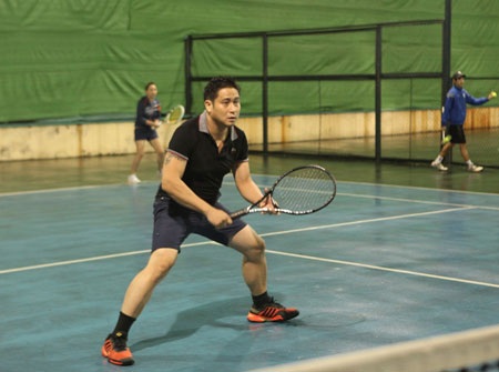 Minh Tiệp (giữa) nỗ lực hết mình và giành giải Ba