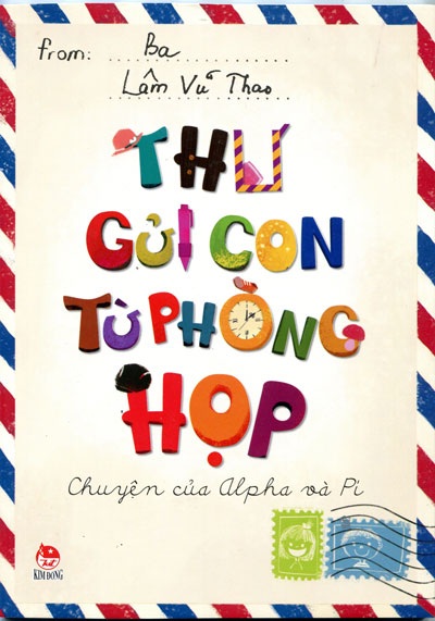 Ra mắt sách "Thư gửi con từ phòng họp" - 1 Bìa sách Thư gửi con từ phòng họp