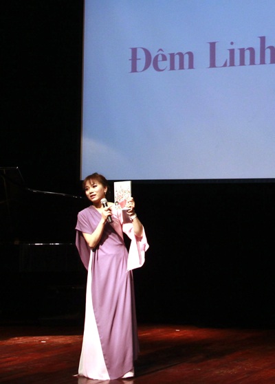 Thu Hà “Lá ngọc cành vàng” trình diễn tác phẩm của Vi Thùy Linh - 1 Vi Thùy Linh dồn sức vào đêm trình diễn lớn trước khi tạm nghỉ một thời gian để chuẩn bị sinh con