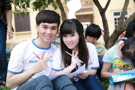 Trương Phương - Trung Quân làm Đại sứ Ngày hội tình nguyện toàn cầu - 1 Diễn viên Trương Phương - Sao mai Trung Quân làm Đại sứ Ngày hội tình nguyện toàn cầu