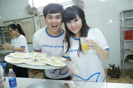 Trương Phương - Trung Quân làm Đại sứ Ngày hội tình nguyện toàn cầu - 5 Hà Thanh