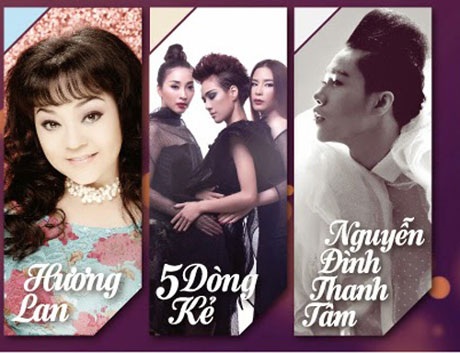 Các nghệ sĩ được mời tham gia liveshow Ƀầm tay mùa hè 2014