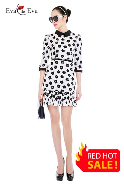 Nóng cùng “Red Hot Sale” Eva de Eva - 4 Đầm kiểu DKE 073: 1.919.000 đ giảm 50% còn 960.000 đ