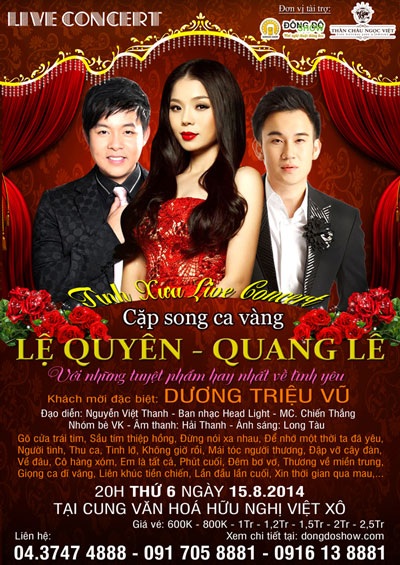 Liveshow có sự góp mặt của ca sĩ Dương Triệu Vũ