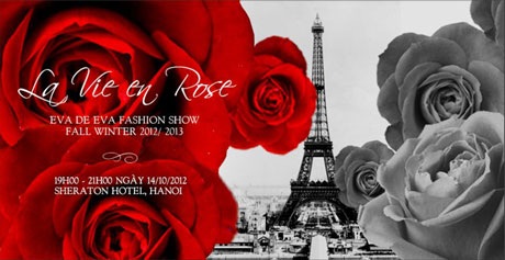 Eva de Eva - thương hiệu duy nhất tham gia Đep Fashion Run Way 3 - 6 Fall Winter Fashion Show Eva de Eva 2012: “ Lavie en Rose”