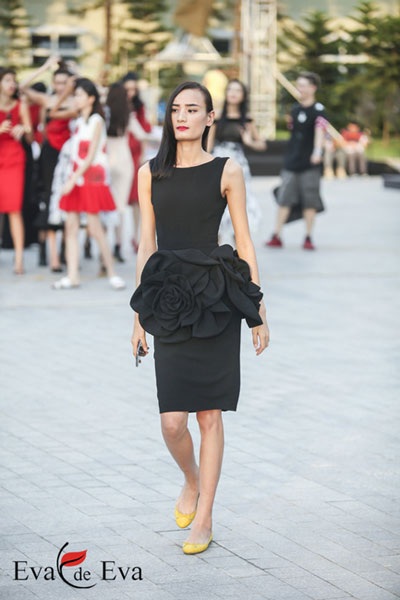 Lê Thúy Next Top Model tự tin và hết mình tại buổi luyện tập...