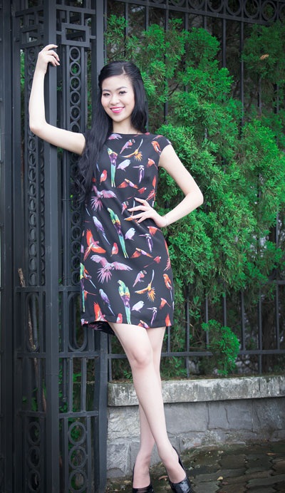 Vẻ đẹp yêu kiều của thí sinh Hoa hậu Việt Nam - 1 Nguyễn Hằng Nga