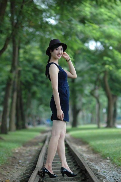Vẻ đẹp yêu kiều của thí sinh Hoa hậu Việt Nam - 4 Lê Thị Thùy Linh