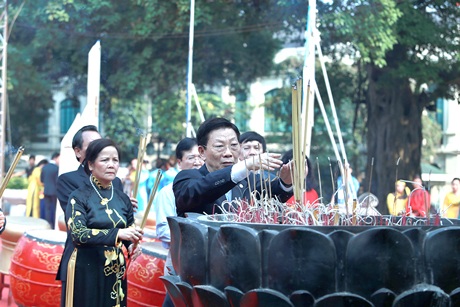 Hà Nội khai mạc "Ngày hội văn hóa hòa bình" - 1 Chủ tịch UBND TP Hà Nội Nguyễn Thế Thảo