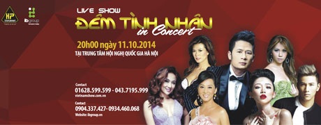 Nghệ sĩ Việt háo hức đón chờ “Đêm tình nhân in concert” - 4 Liveshow