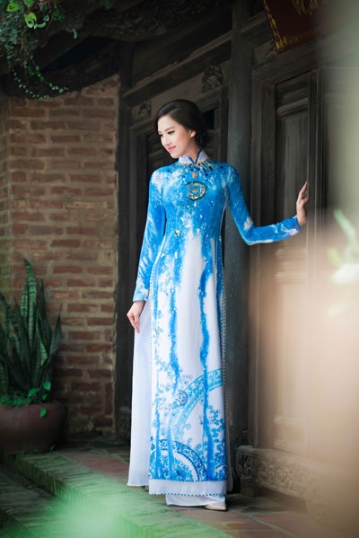 “Hương sắc Hà Nội” tôn vinh tà áo dài Việt Nam - 2 Một số hình ảnh trong
BST của NTK Anh Thư (Ngân An) sẽ tham gia trình diễn trong ngày 1010