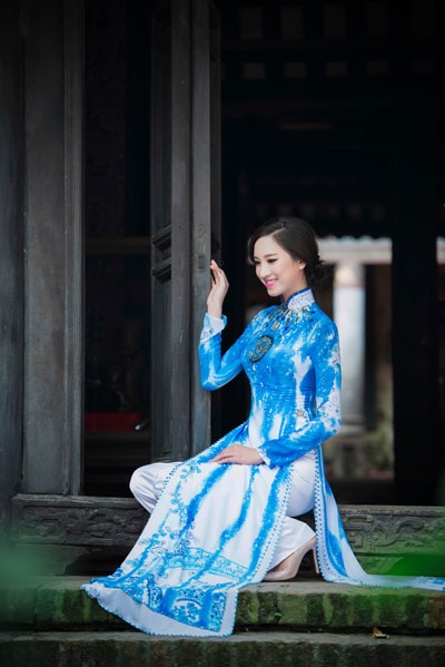 “Hương sắc Hà Nội” tôn vinh tà áo dài Việt Nam - 3 Một số hình ảnh trong
BST của NTK Anh Thư (Ngân An) sẽ tham gia trình diễn trong ngày 1010