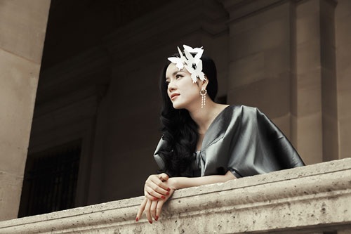 Lý Nhã Kỳ lộng lẫy giữa Paris cổ kính - 6 Hà Thanh