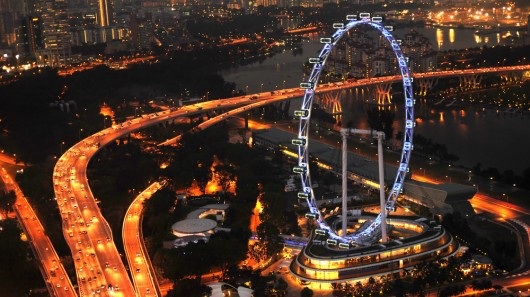 New York sẽ có vòng đu quay lớn nhất thế giới - 2 Vòng đu quay Singapore Flyer, cao 165 mét