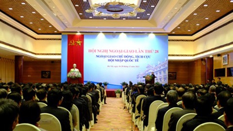 Hội nghị Ngoại giao 28 bế mạc sau 5 ngày làm việc - 1 Hội nghị Ngoại giao lần thứ 28 (Ảnh: VGP)