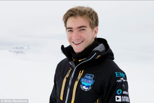 Parker Liautaud đã hoàn thành hành trình trượt tuyết của mình đến Nam Cực chỉ trong 18 ngày