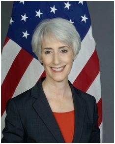 Thứ trưởng Ngoại giao Mỹ phụ trách các vấn đề chính trị, bà Wendy Sherman