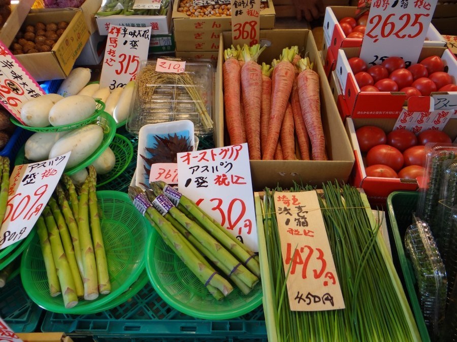 Thăm chợ cá lớn nhất thế giới tại xứ sở hoa anh đào - 3 Quầy rau củ