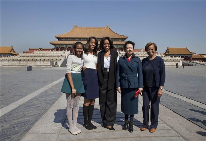 Trung Quốc sẽ hạn chế khách tham quan Tử Cấm Thành - 2 Vợ con Tổng thống Barack Obama thăm Tử Cấm Thành